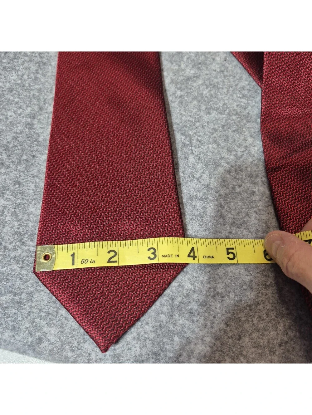 ERTU Luxury Silk Necktie made in Japan Red